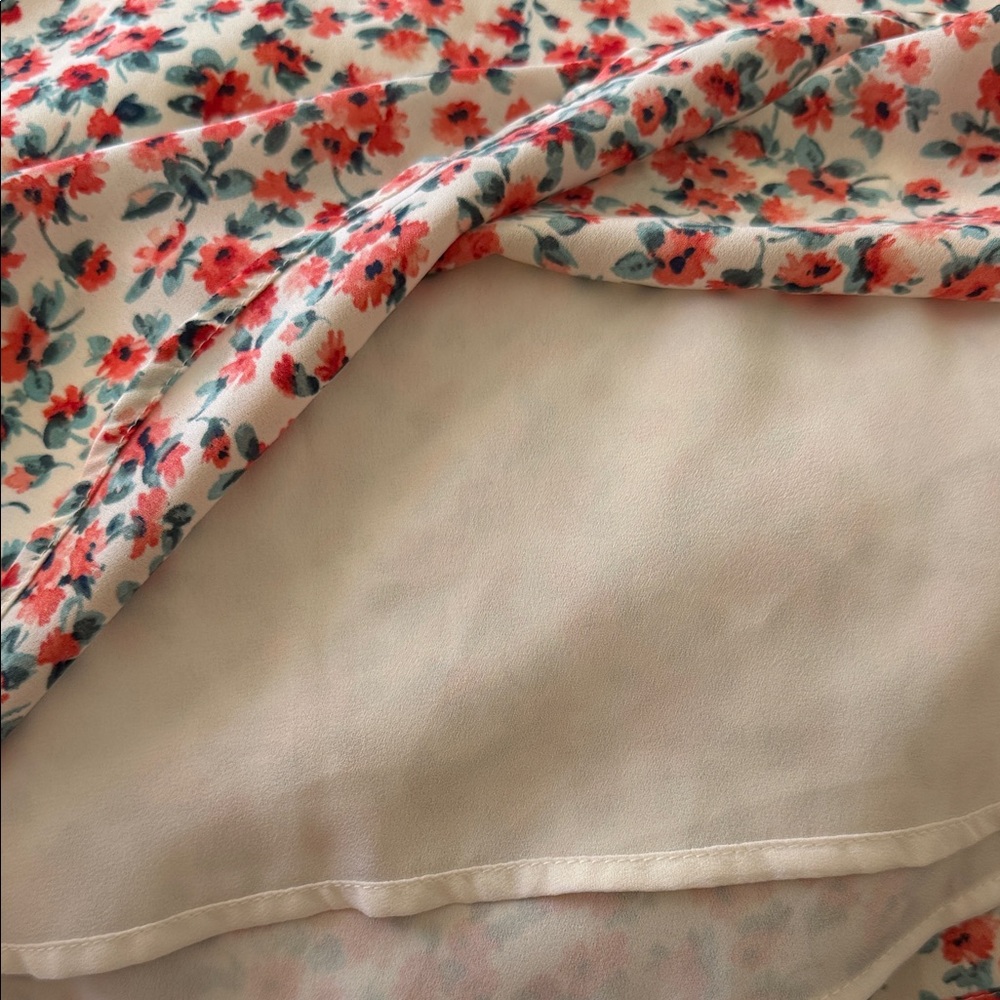 Nine Britton Floral and Naked Zebra Peach color Women's Tops - Picture 7 of 7